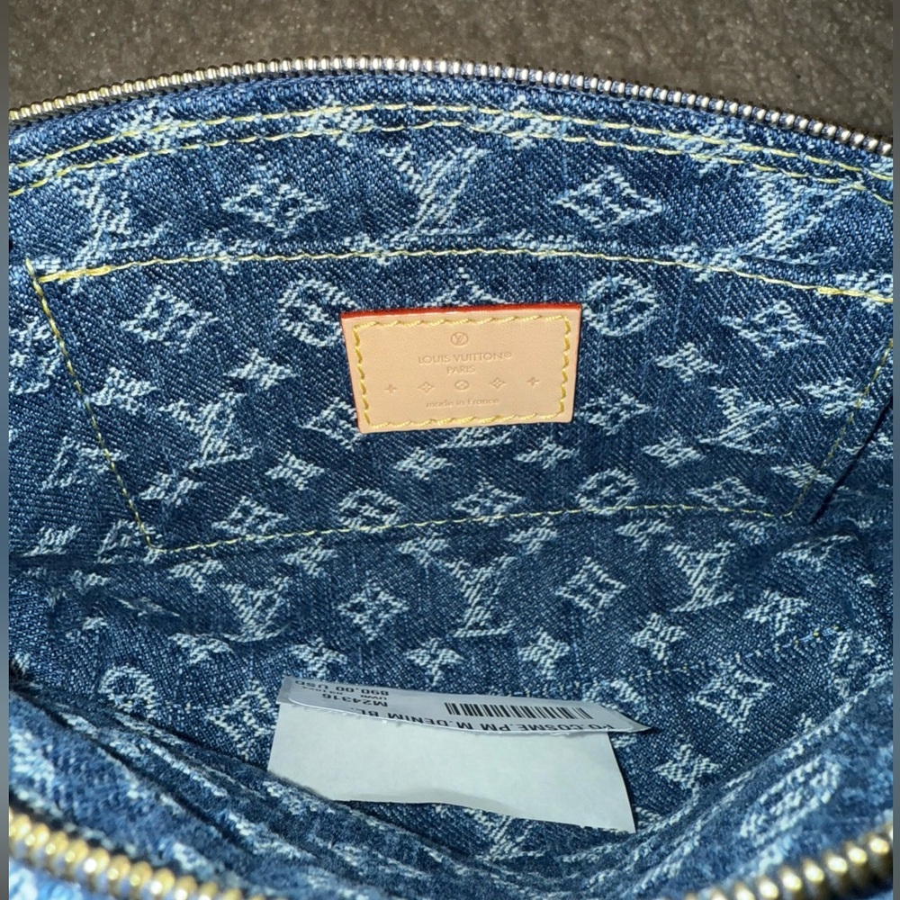 Louis Vuitton Pochette Cosmetique PM Blue Denim - Picture 7 of 9